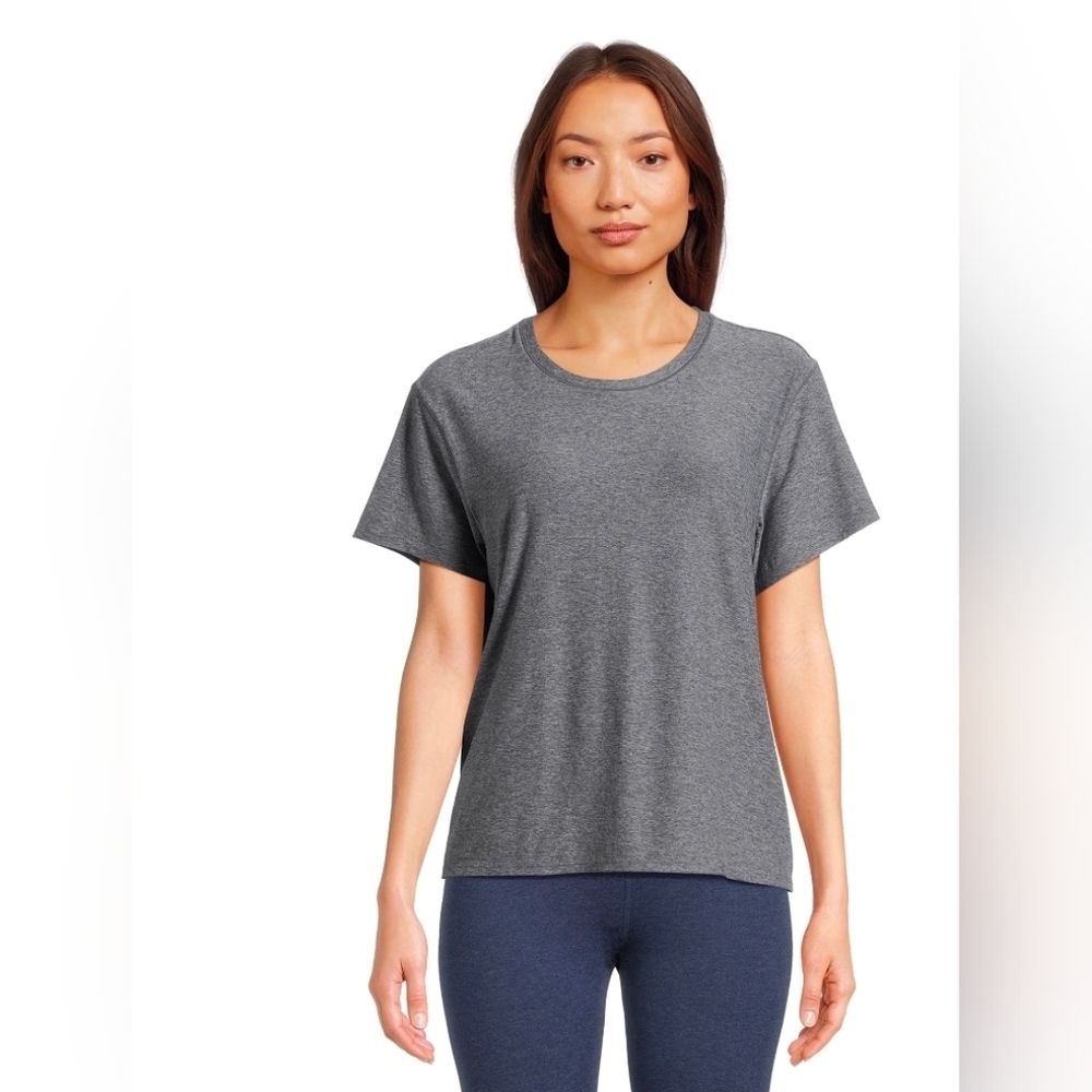 Athletic Works Buttercore Gray Women's Casual T-Shirt XXXL New